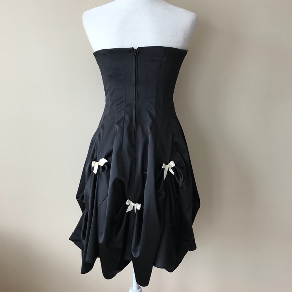 Teeze Me black strapless dress - Picture 5 of 6